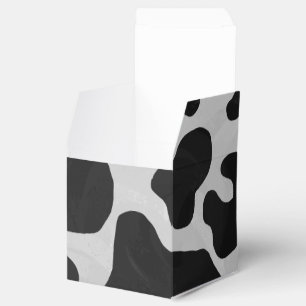 Cow Black and White Print Favour Box