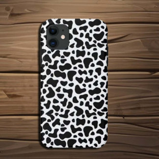 Cow Black White patch's iPhone 11 Case