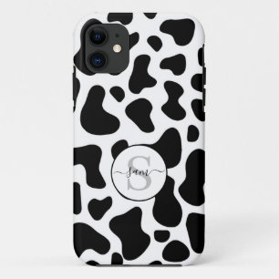 Cow Black White patch's Monogram   Case-Mate iPhon iPhone 11 Case