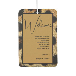 Cow Black White Spots Fur Car Air Freshener