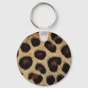 Cow Black White Spots Fur Key Ring