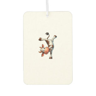 Cow Bull Ox Handstand Flip Workout Fitness Car Air Freshener
