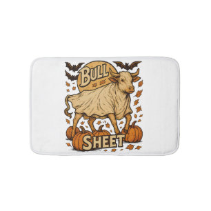 Cow Bull Sheet Halloween Bath Mat