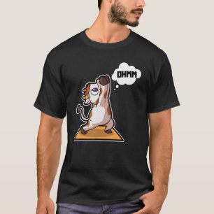 Cow Calf Yoga Poses Sport Gymnastics Ohm Heartbeat T-Shirt