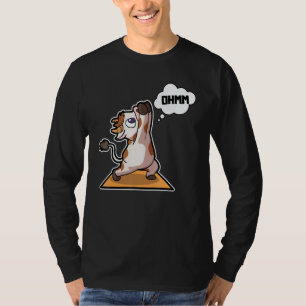 Cow Calf Yoga Poses Sport Gymnastics Ohm Heartbeat T-Shirt