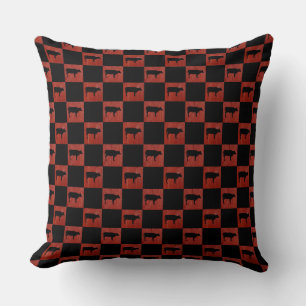 COW CHECK PATTERN CUSHION