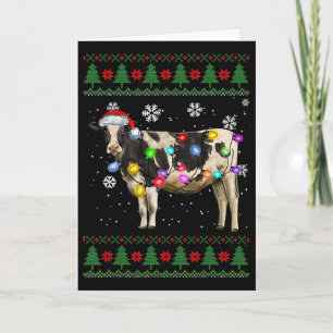 Cow Christmas  Card
