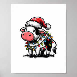 Cow Christmas Costume For Kids  Poster