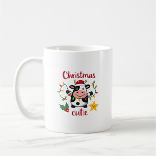 Cow Christmas Cutie Cows Christmas T-Shirt (6) Coffee Mug
