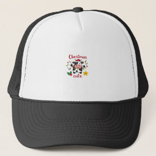 Cow Christmas Cutie Cows Christmas T-Shirt (6) Trucker Hat