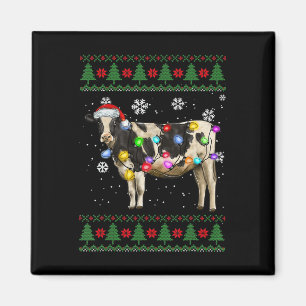 Cow Christmas Milk Cow Lover Magnet