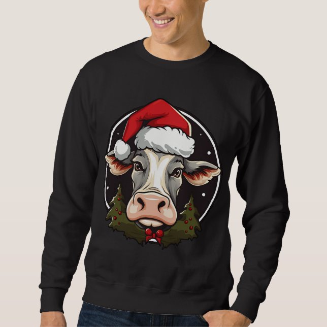 Cow Christmas Sweatshirt (Front)