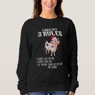 Cow Christmas Sweatshirt