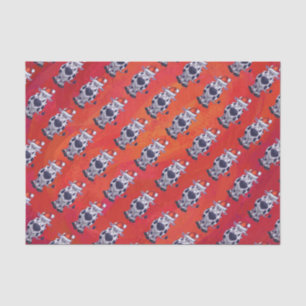 Cow Christmas Tissue Paper