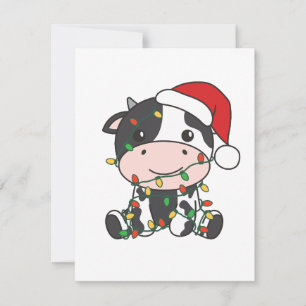 Cow Christmas Winter Animals Holiday Cows