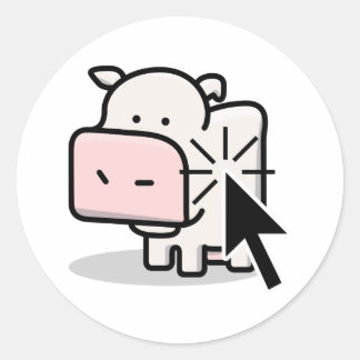Cow Clicker Sticker
