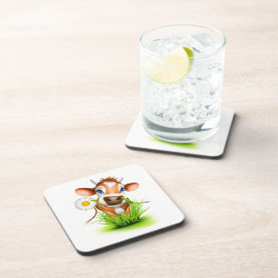Cow Coaster Set