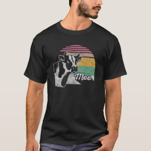 Cow Costume Retro Vintage Cow T-Shirt