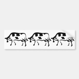 Cow, Cow, Cow Bumper Sticker
