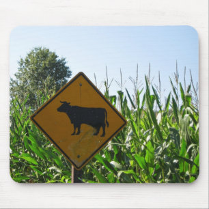 Cow Crossing Mouse Pad