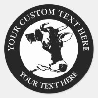 Cow Custom Text