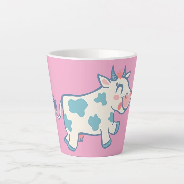 Cow Cute  Latte Mug (Front)