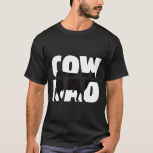 Cow Dad Cow  For Father Zoo Animal T-Shirt
