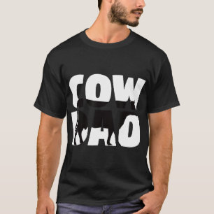 Cow Dad Cow  For Father Zoo Animal T-Shirt