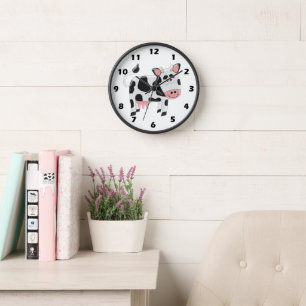Cow Design Clock