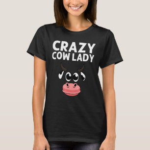 Cow Designs For Women Mum Cattle Farming Animal Fa T-Shirt