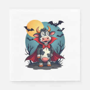 Cow Dracula Rises Napkin