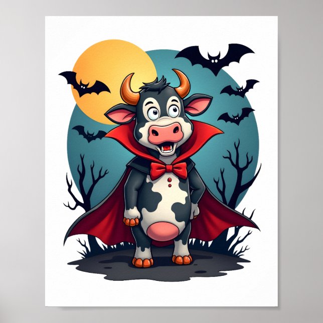 Cow Dracula Rises Poster (Front)