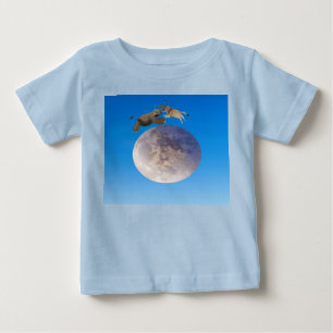 Cow + Elephant Jumped Over the Moon Baby T-Shirt