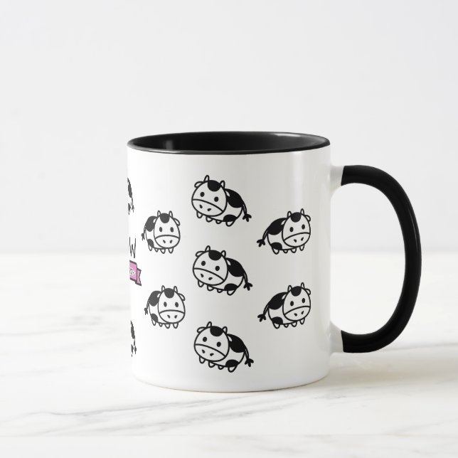 Cow Evolution Mug 11 oz (Right)