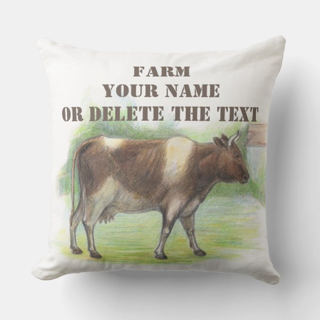 Cow farm  cushion (Front)