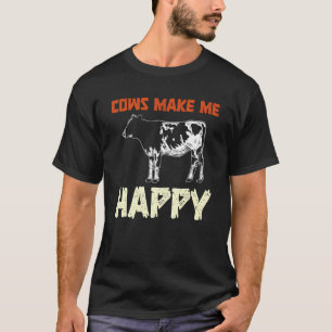 Cow Farmer Beef Agriculture Fun 3 T-Shirt