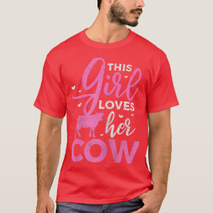 Cow Farmer Cow Lover Cow Owner Distressed T-Shirt