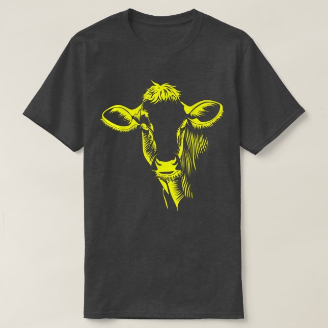 Cow farmer cows cattle agriculture dairy farmer  T-Shirt (Design Front)