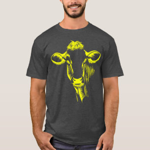 Cow farmer cows cattle agriculture dairy farmer  T-Shirt