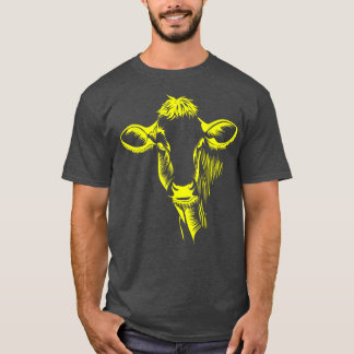 Cow farmer cows cattle agriculture dairy farmer  T-Shirt