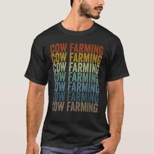 Cow Farming Farm Farmer T-Shirt