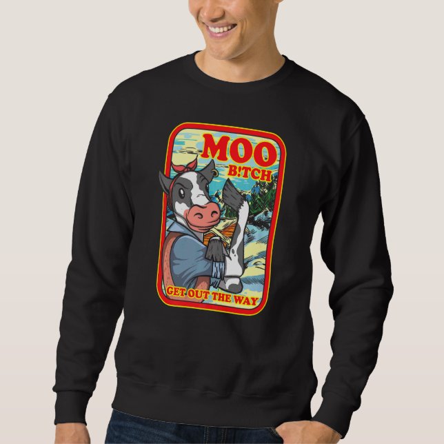 Cow Farming Farmer Sweatshirt (Front)
