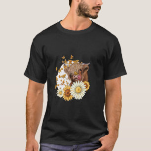 Cow Flower Today Heifer Cow Girl And Farmer Cow T-Shirt