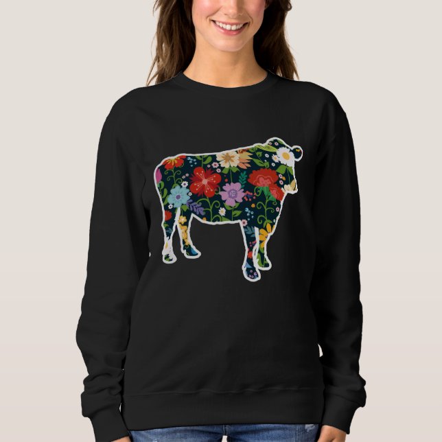 Cow for Cow  Cow Farmer Cow Day  3 Sweatshirt (Front)
