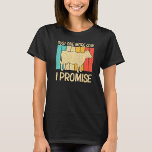 Cow For Men Women Cow Farmer Dairy Farming T-Shirt