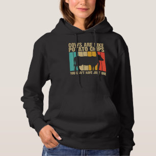 Cow For Men Women Farm Animal Cow  Dairy Farmer Hoodie