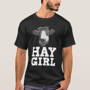 Cow For Women Girls Cow Farmer Dairy Farming T-Shirt