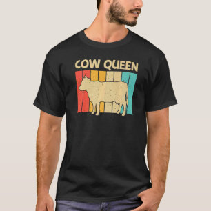 Cow For Women Girls Cow Farmer Dairy Farming T-Shirt