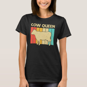 Cow For Women Girls Cow Farmer Dairy Farming T-Shirt