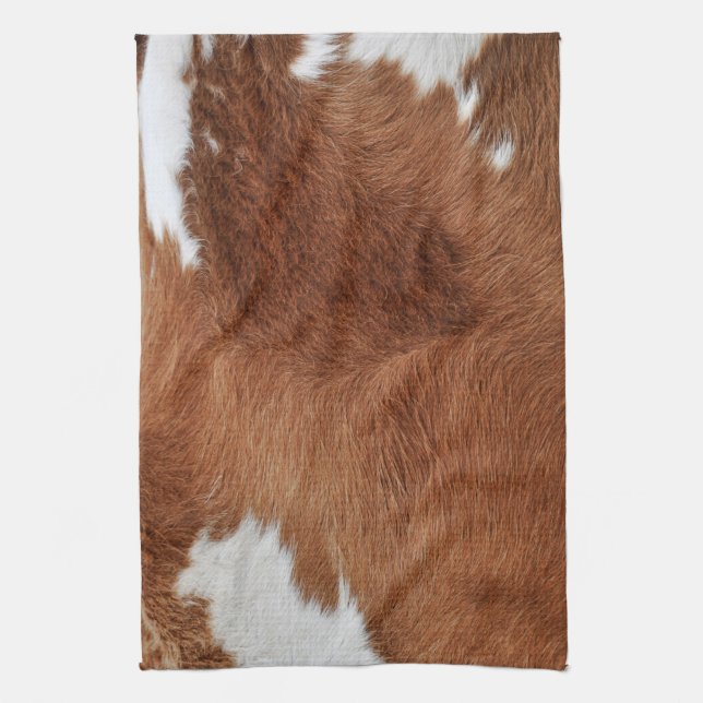 Cow Fur Kitchen Towels (Vertical)